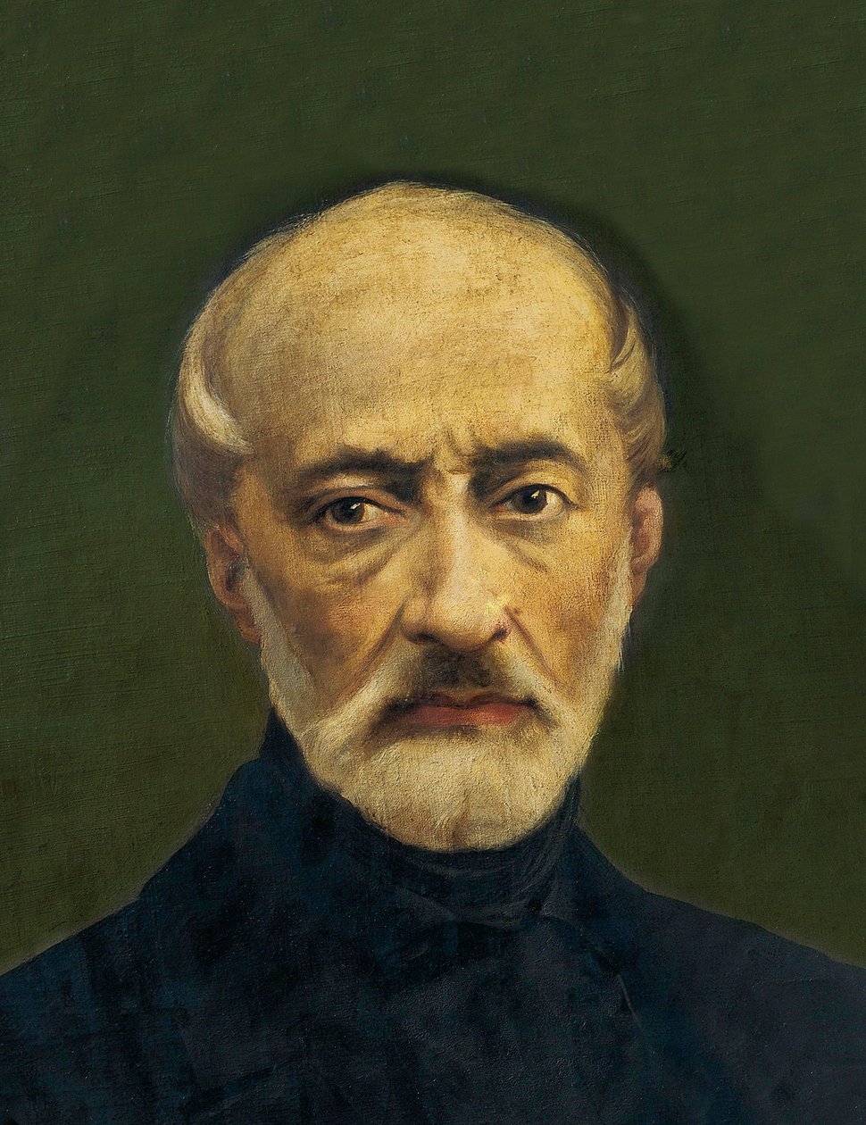 Giuseppe Mazzinin (1805-1872), italialaisen poliitikon ja nationalistin muotokuva. Anonyymi maalaus tekijältä Anonymous Anonymous