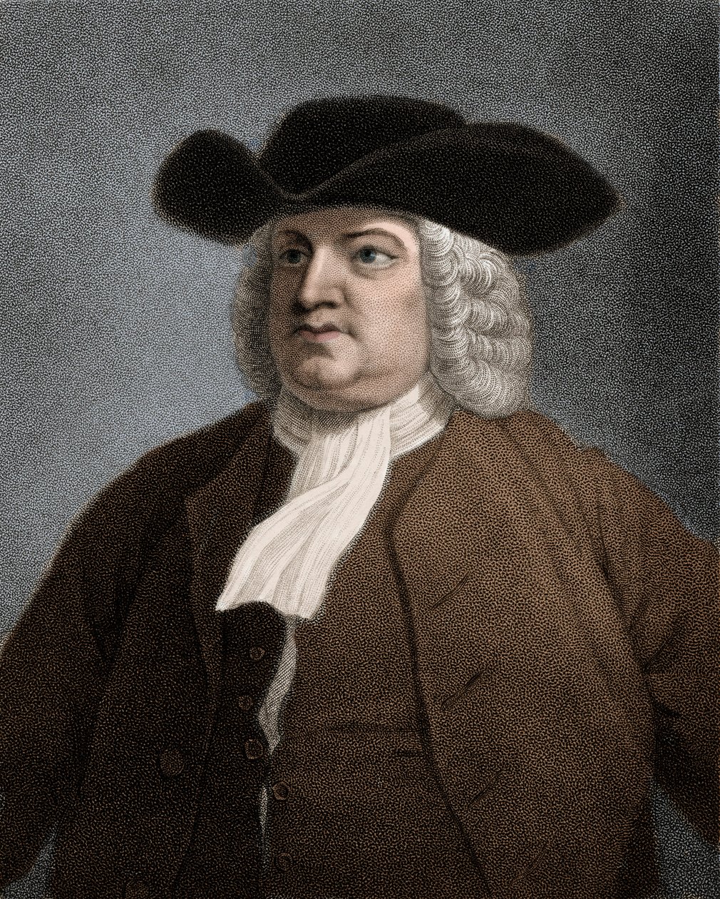 Guillaume (William) Penn (1644-1718) muotokuva, englantilainen kveeker, Pennsylvanian perustaja - William Penn tekijältä Anonymous Anonymous