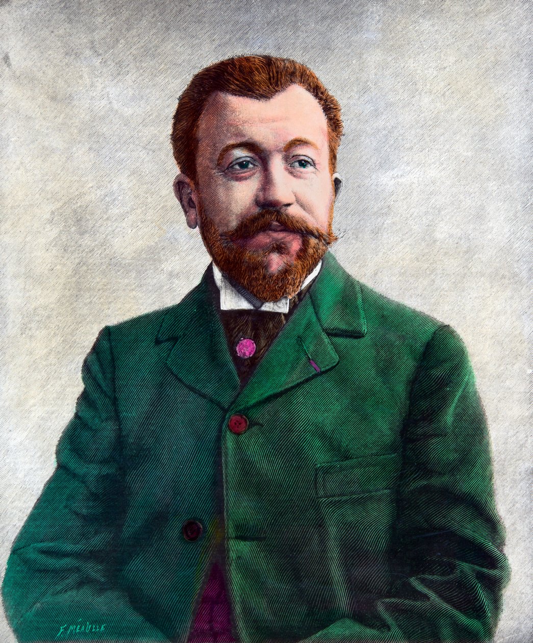 Muotokuva Henri Lavedanista (1859-1940), toimittaja ja näytelmäkirjailija, Privee Collection tekijältä Anonymous Anonymous