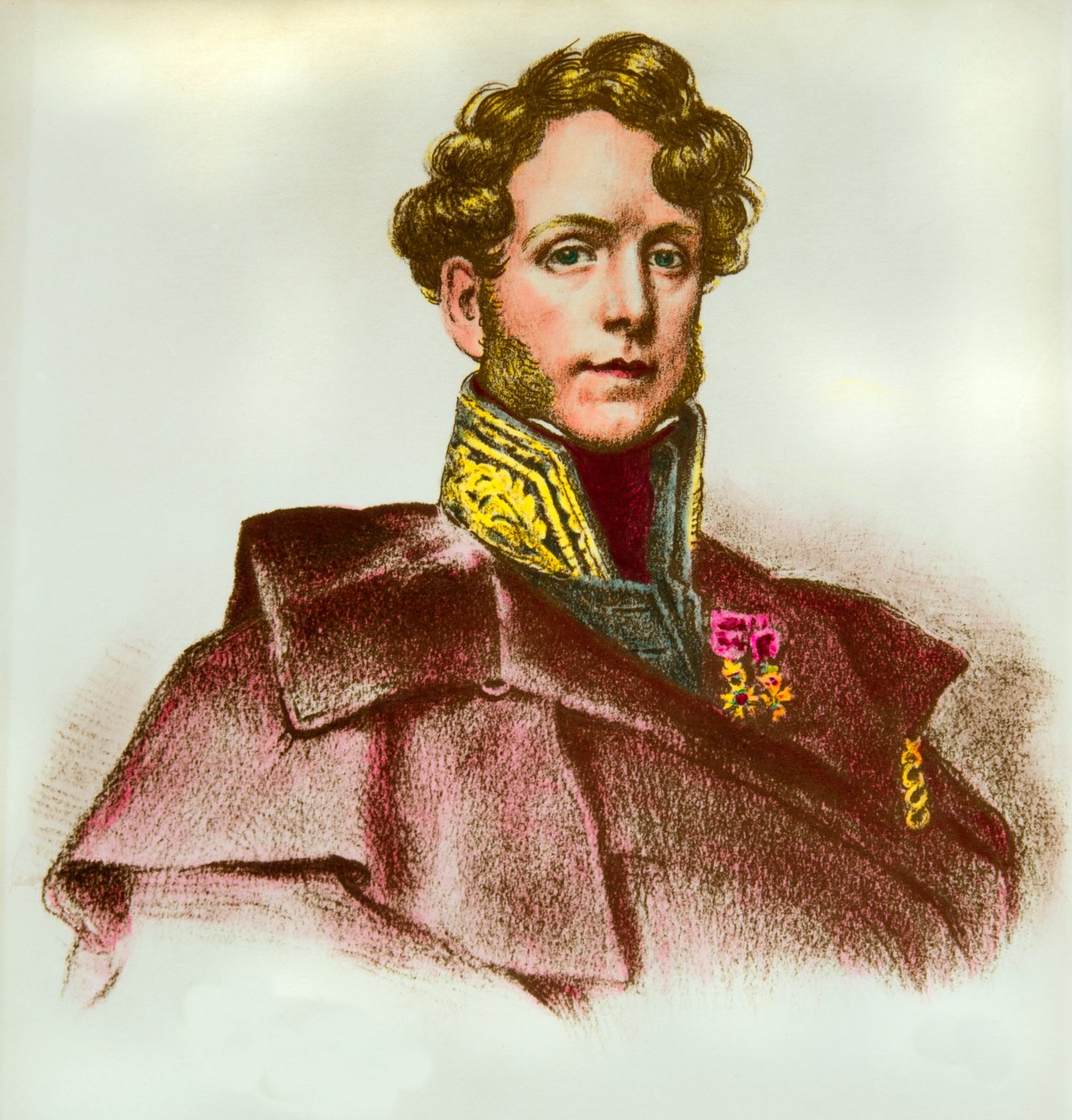Jacques Boucher de Perthesin muotokuva (Jacques Boucher de Crevecoeur) (1788-1868) tulli- ja esihistorian johtaja, Privee Collection tekijältä Anonymous Anonymous