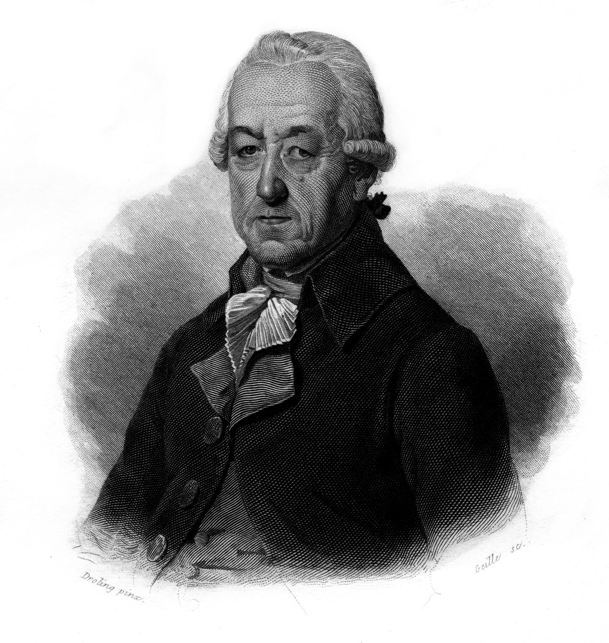 Muotokuva Jean-Georges Reberistä (Jean Georges) (1731-1816) ranskalaisesta teollisuusmiehestä "" Hyödyllisten miesten muotokuvia ja historiaa: kaikkien maiden ja olosuhteiden miehet ja naiset, jotka ovat saaneet oikeuden miesten tunnustukseen" julkaistiin  tekijältä Anonymous Anonymous