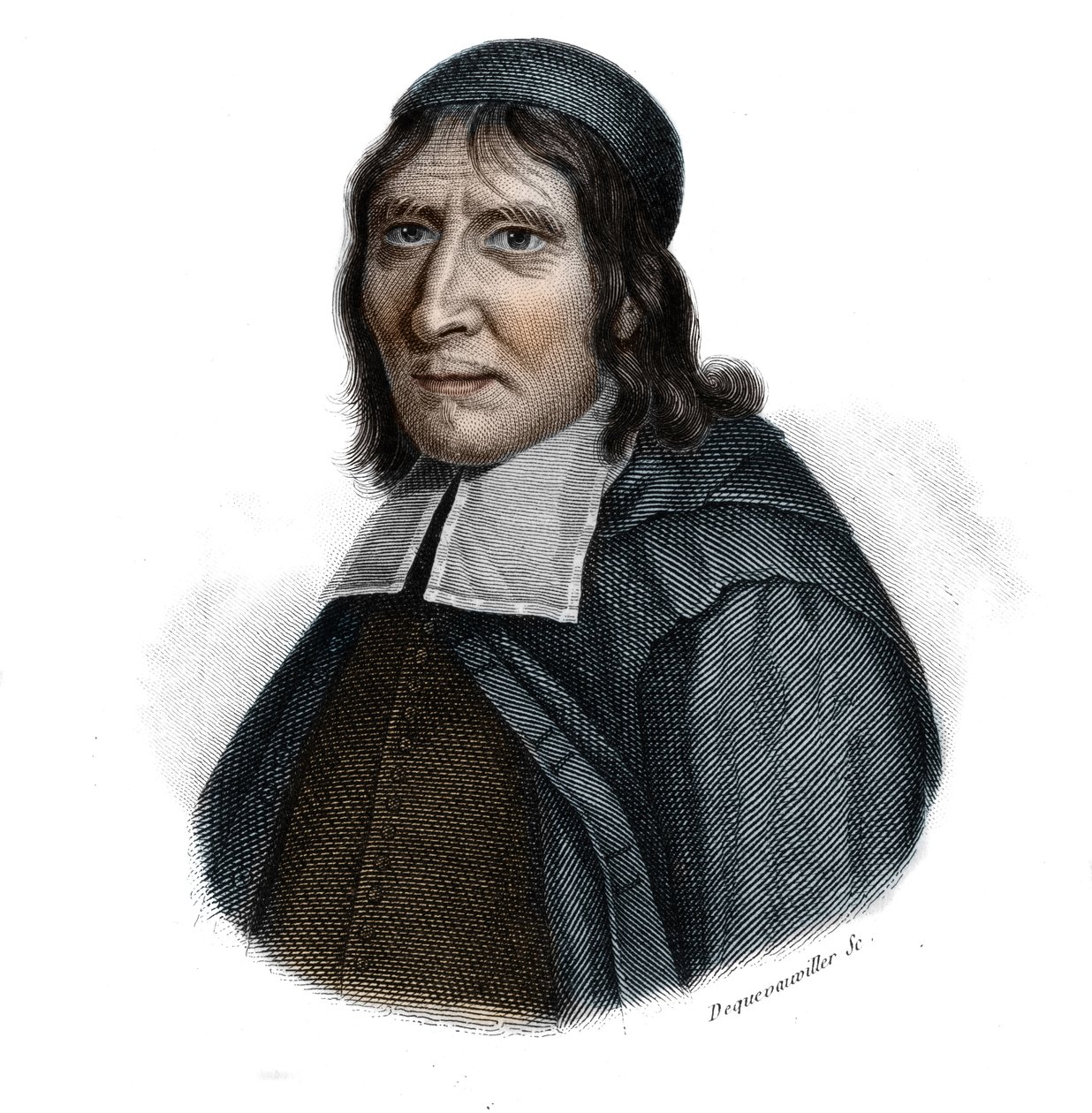 Jean Hamonin (1618-1687), ranskalaisen lääkärin ja Jansenisten muotokuva teoksessa ”Hyödyllisten miesten muotokuvia ja historia: kaikkien maiden ja kaikkien olosuhteiden miehet ja naiset, jotka ovat saaneet oikeuden miesten tunnustukseen”, julkaisija Mo:n  tekijältä Anonymous Anonymous