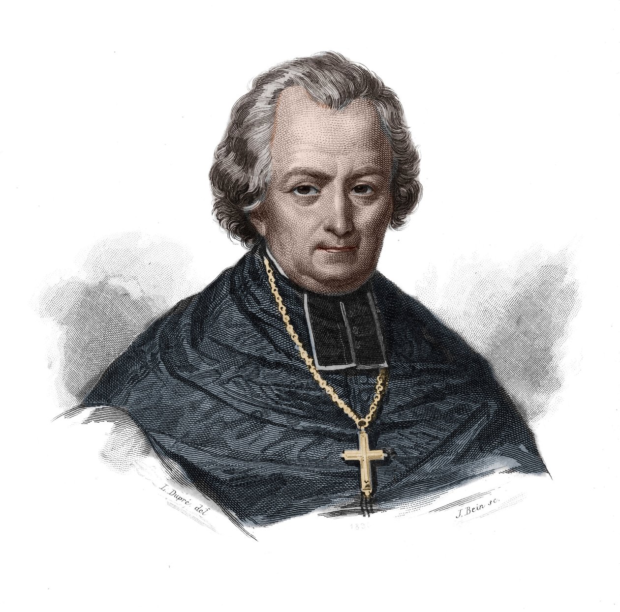 Jean Lefebvre de Cheveruksen (1768-1836) muotokuva ranskalainen kardinaali, Bordeaux