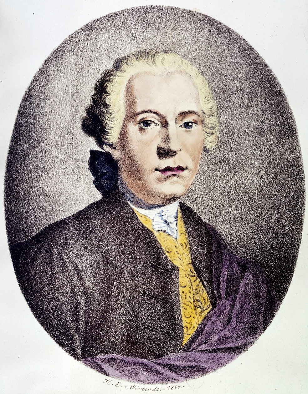 Muotokuva Johan Adolf Hassesta (1699-1783) Barokkisäveltäjä Kaiverrus 1700-luvulta Yksityinen kokoelma tekijältä Anonymous Anonymous