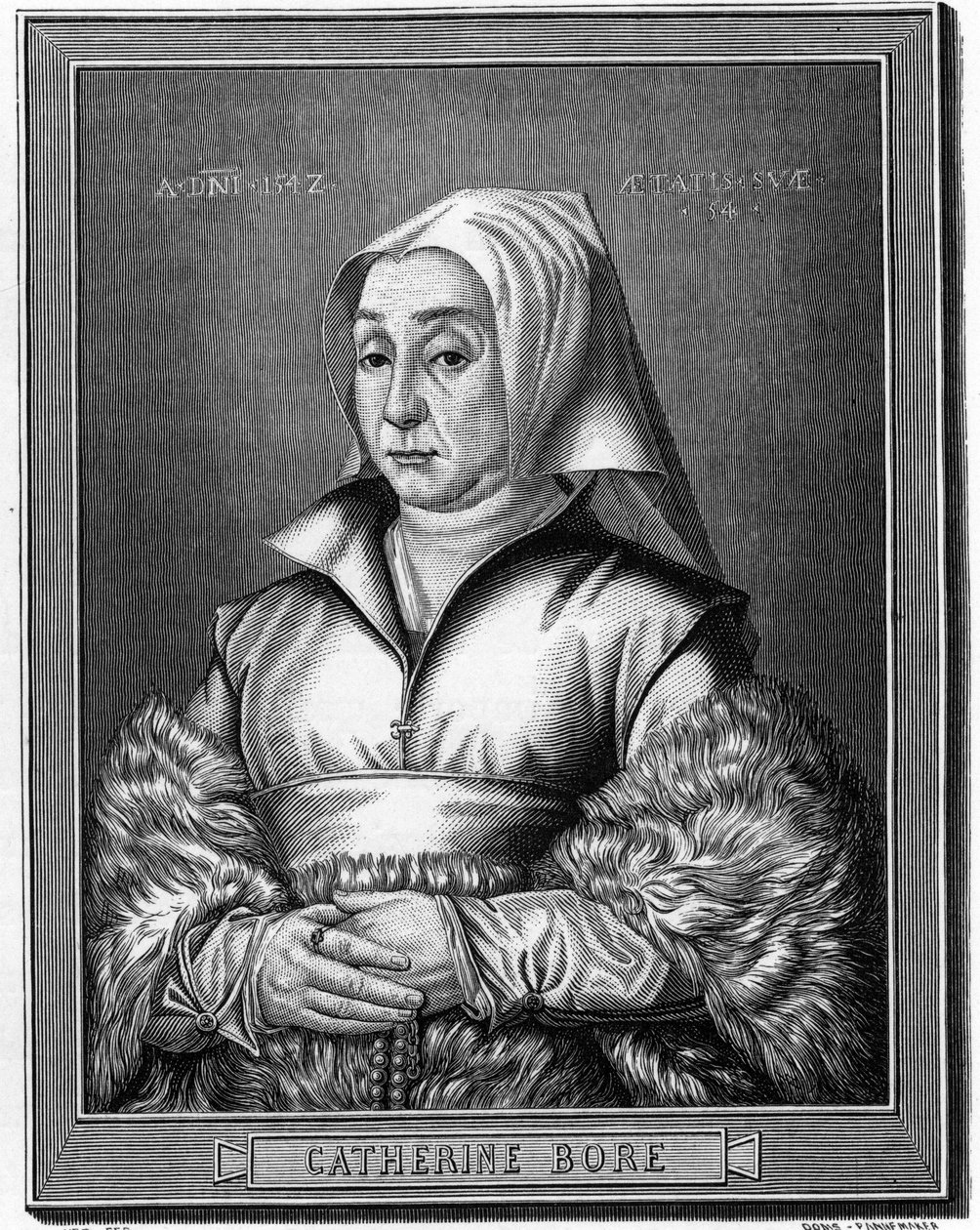 Katharina von Northin muotokuva tekijältä Anonymous Anonymous