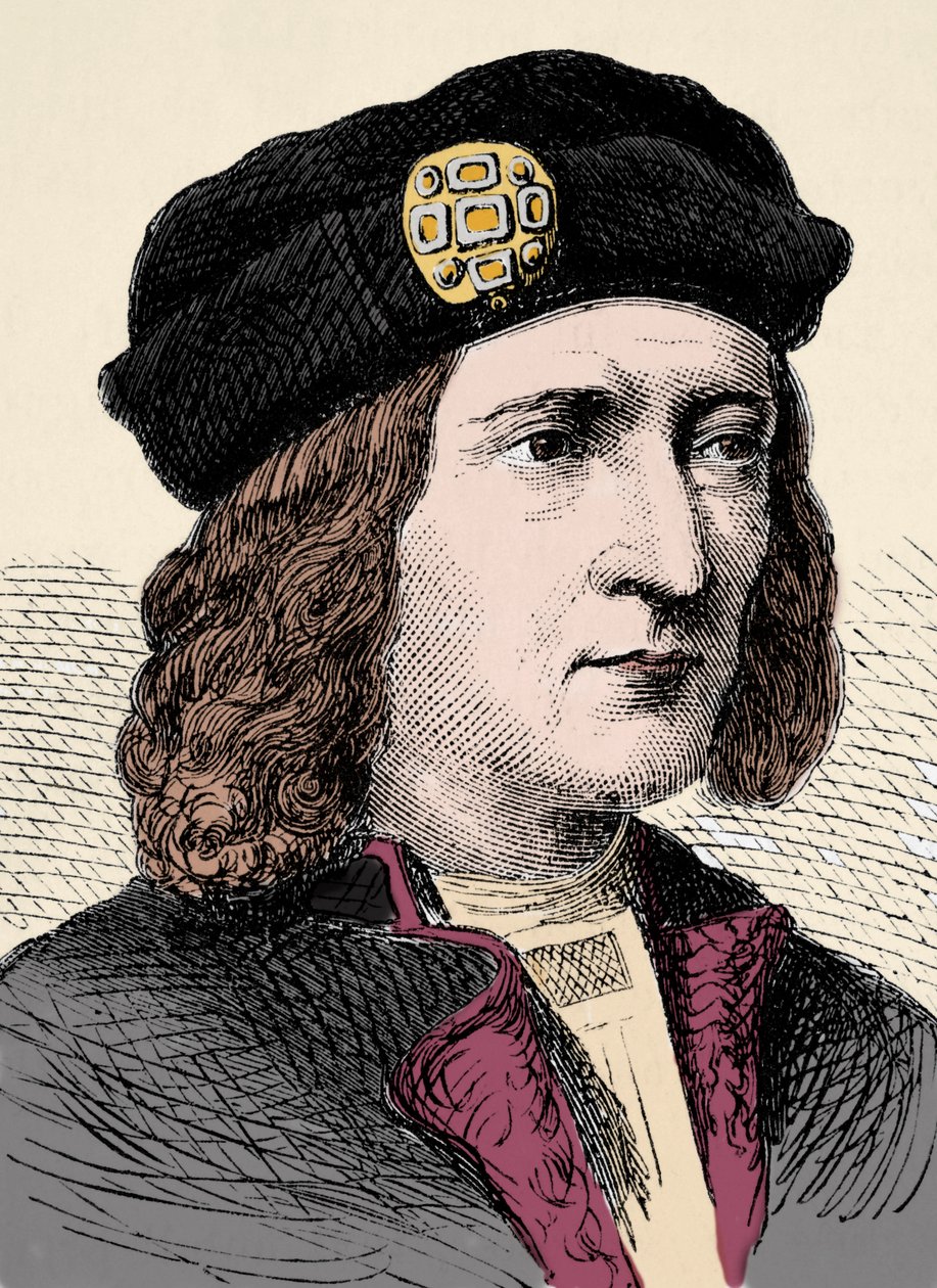Englannin kuninkaan Richard III:n (1452-1485) muotokuva - Englannin kuninkaan Richard III:n muotokuva tekijältä Anonymous Anonymous