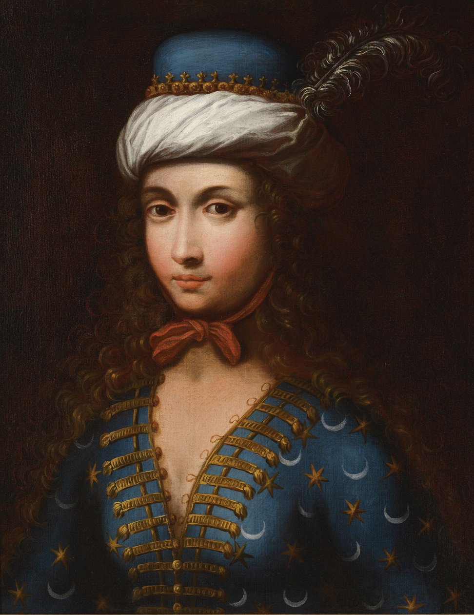 Lady Mary Wortley Montagun (1689-1762) muotokuva nimettömästä tekijältä Anonymous Anonymous