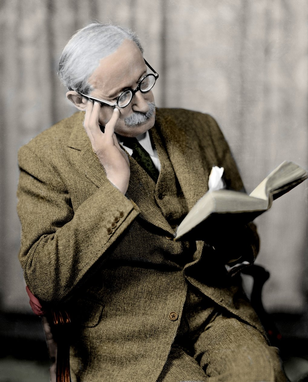 Muotokuva Leon Blumista (1872-1950), ranskalaisesta poliitikosta noin 1940 tekijältä Anonymous Anonymous