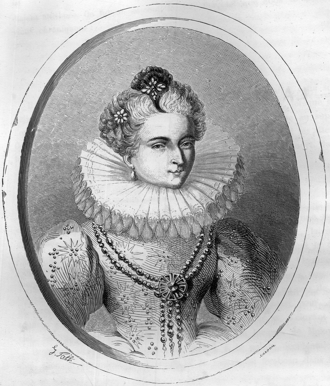 Muotokuva Leonora Dorista (tai Dosista) dit Galigai, marechale d