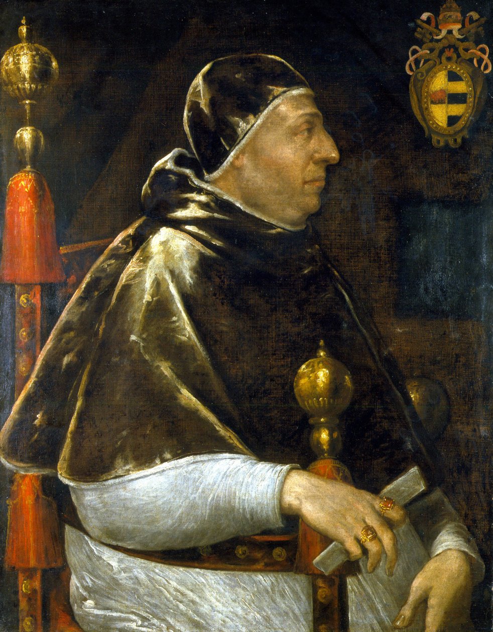 Paavi Aleksanteri VI:n (Rodrigo Borgia 1431-1503) muotokuva. anonyymi maalaus. . Milano. tekijältä Anonymous Anonymous