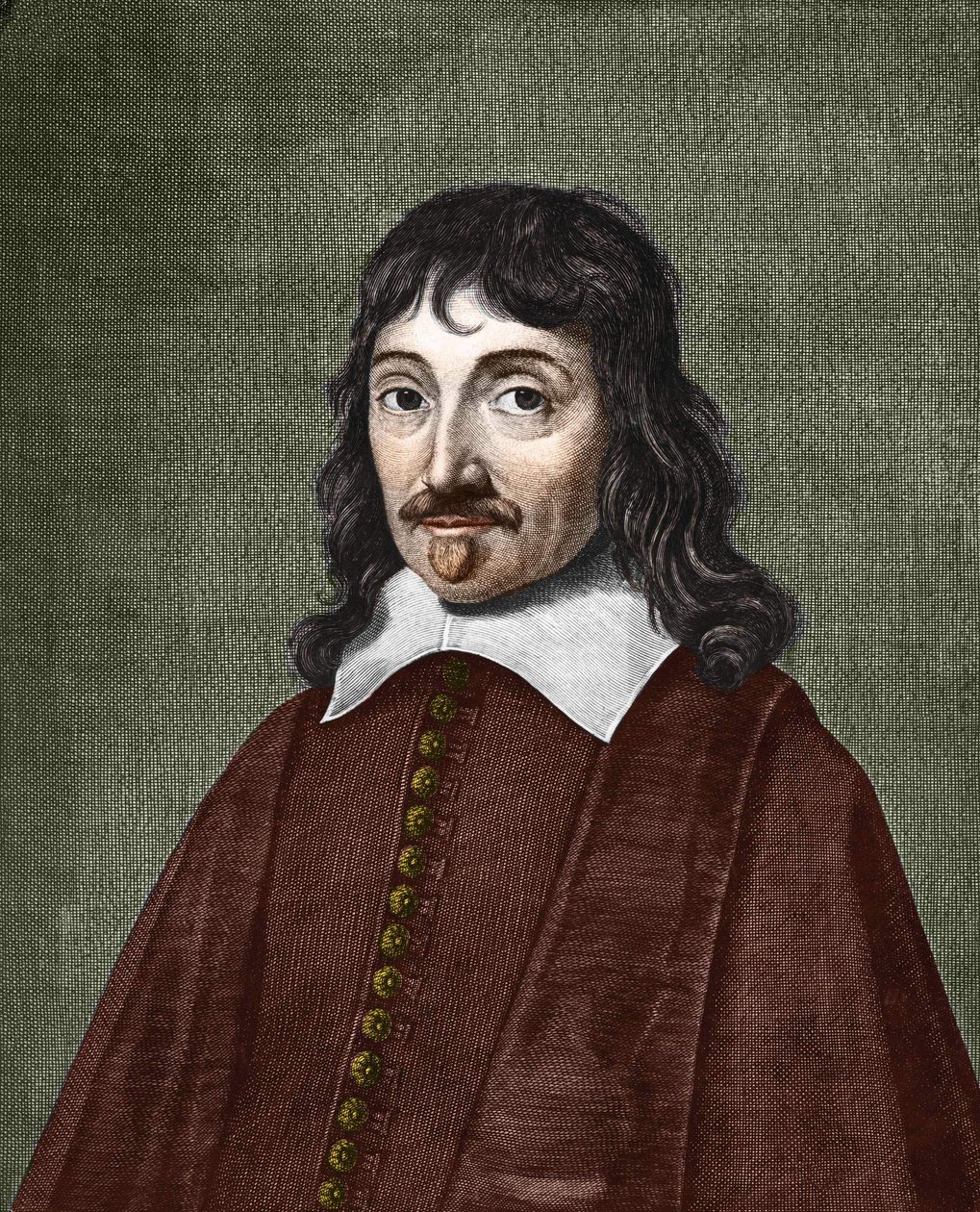 Rene Descartesin muotokuva. 1596-1650 tekijältä Anonymous Anonymous