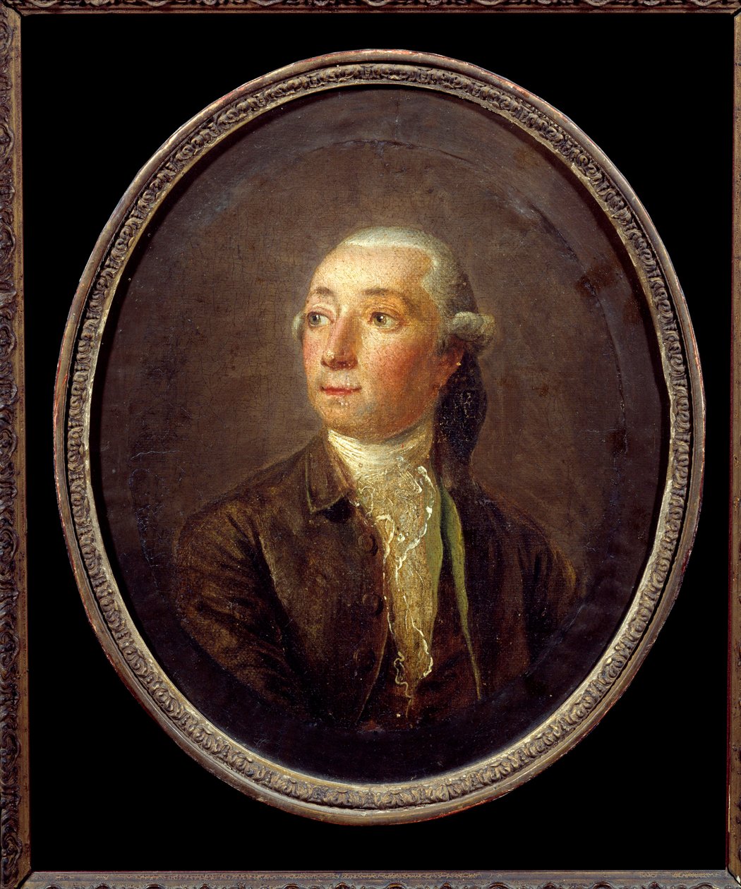 Ranskalaisen kirjailijan Restif de La Bretonnen (1734-1806) muotokuva. Anonyymi maalaus. Yksityinen kokoelma. tekijältä Anonymous Anonymous