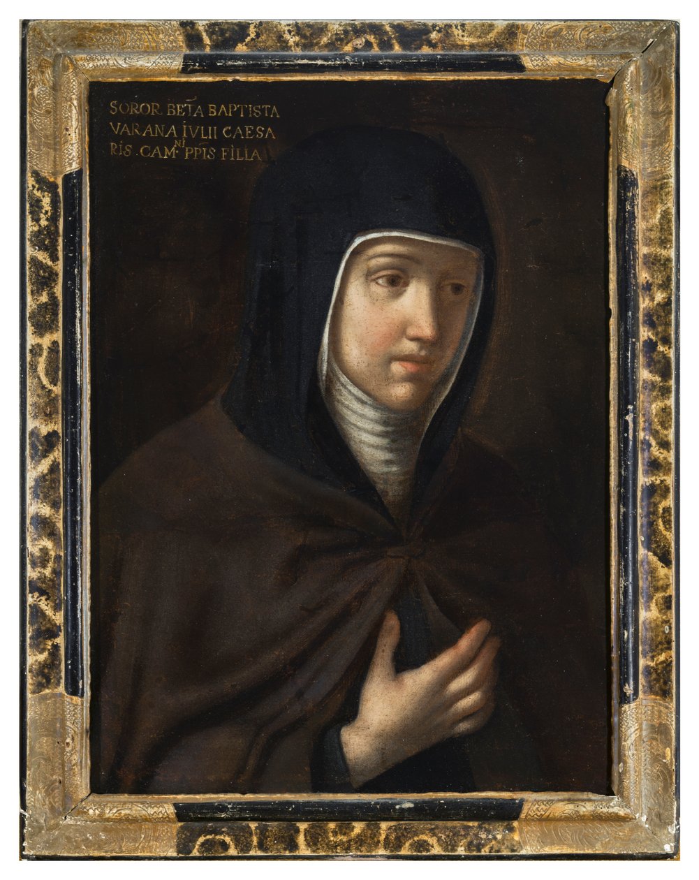 Pyhän Camilla Battista da Varanon (1458-1524) muotokuva (maalaus) tekijältä Anonymous Anonymous