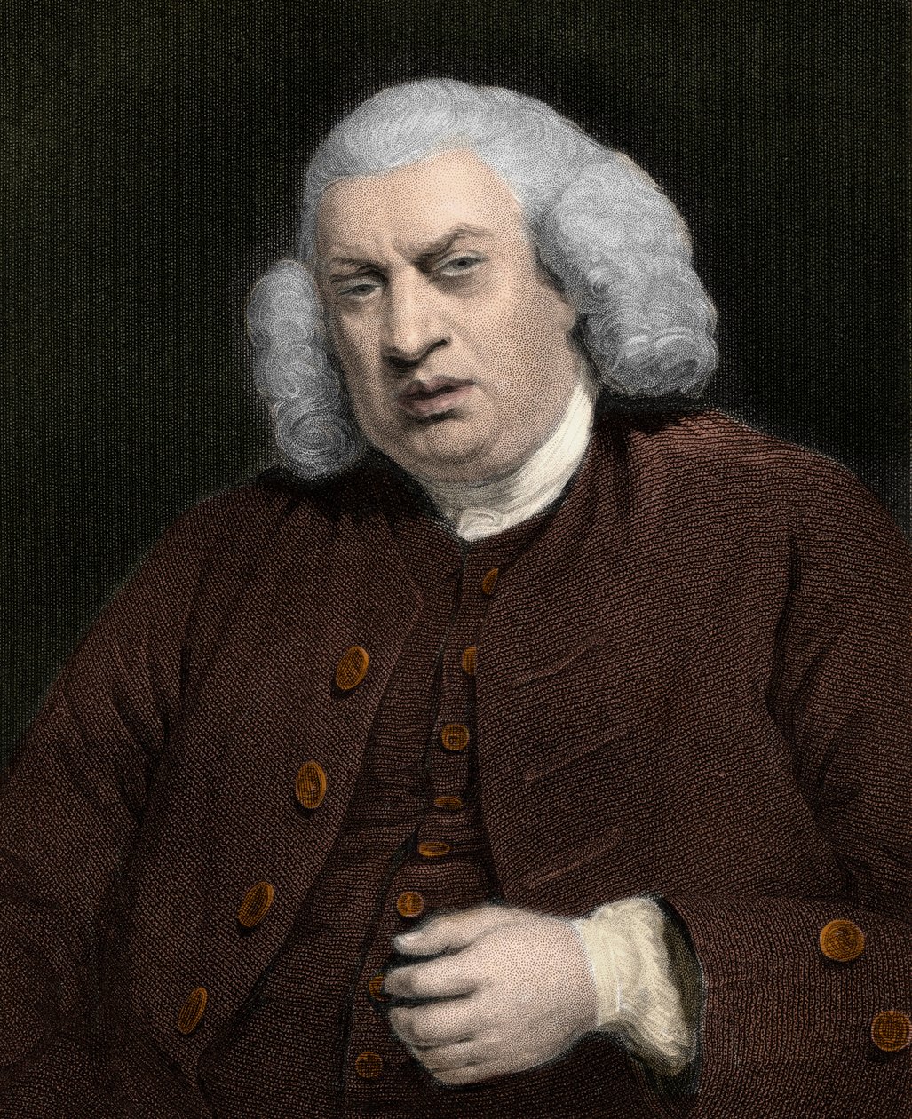 Samuel Johnsonin (1709-1784) muotokuva, englantilainen kirjailija - Samuel Johnson tekijältä Anonymous Anonymous