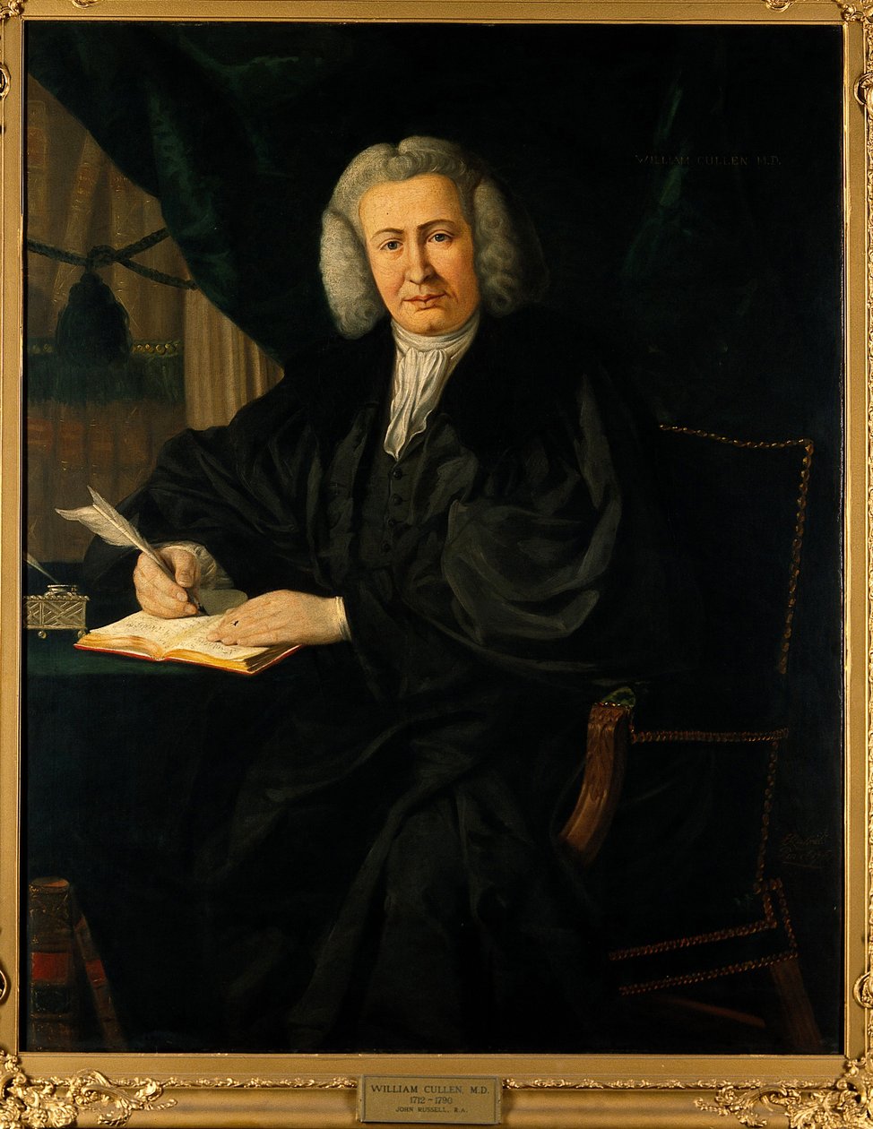 Nimettömän William Cullenin (1710-1790) muotokuva. Öljy kankaalle, 1700-luvun toinen puolisko, Yksityiskokoelma tekijältä Anonymous Anonymous
