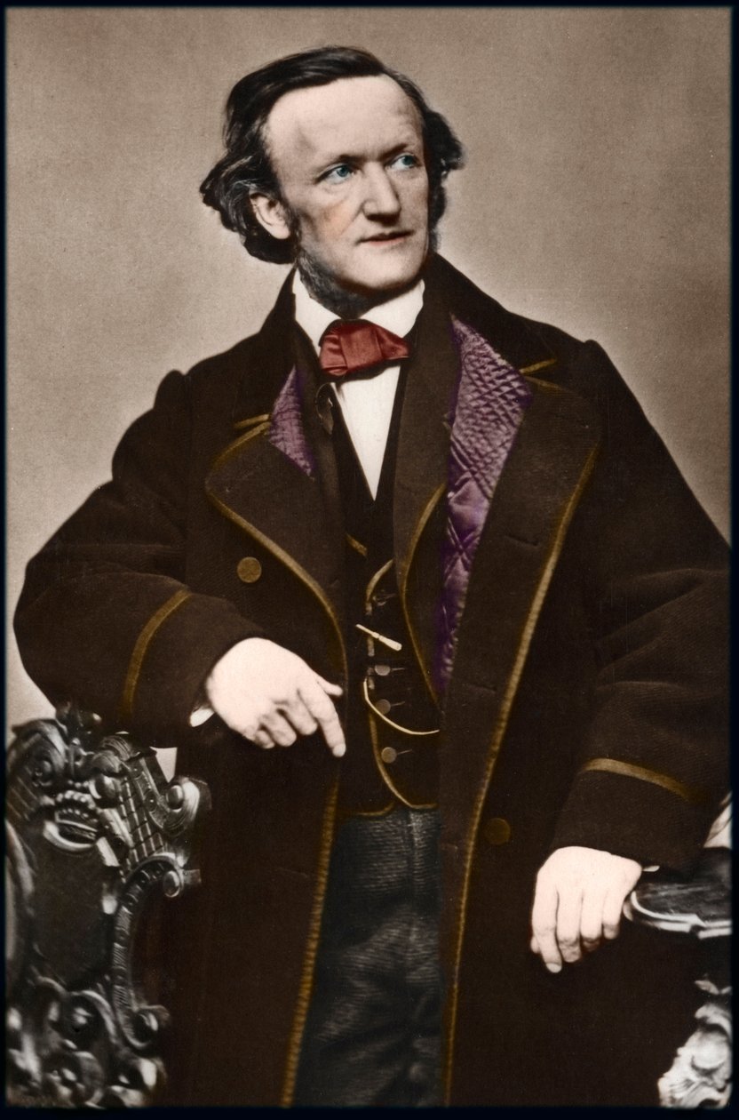 Säveltäjä Richard Wagnerin (1813-1883) muotokuva - saksalaisen säveltäjän Richard Wagnerin (1813-1883) muotokuva. tekijältä Anonymous Anonymous