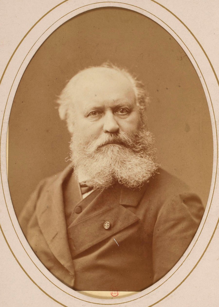 Muotokuva säveltäjästä Charles Gounodista (1818-1893), Anonymous . Albumin valokuva. Yksityinen kokoelma tekijältä Anonymous Anonymous