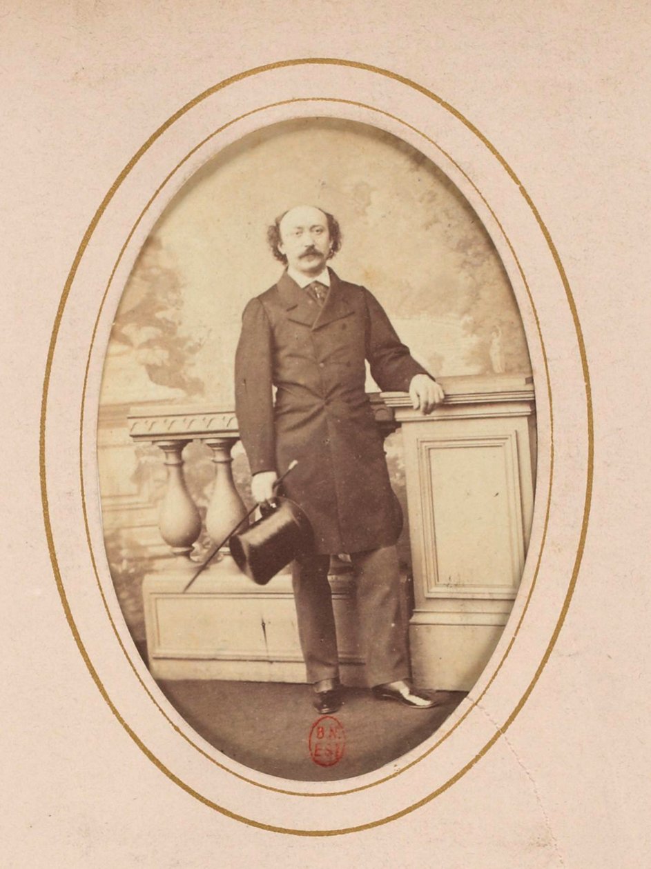 Säveltäjä Luigi Arditin (1822-1903), Anonymous muotokuva. Albumin valokuva. Yksityinen kokoelma tekijältä Anonymous Anonymous