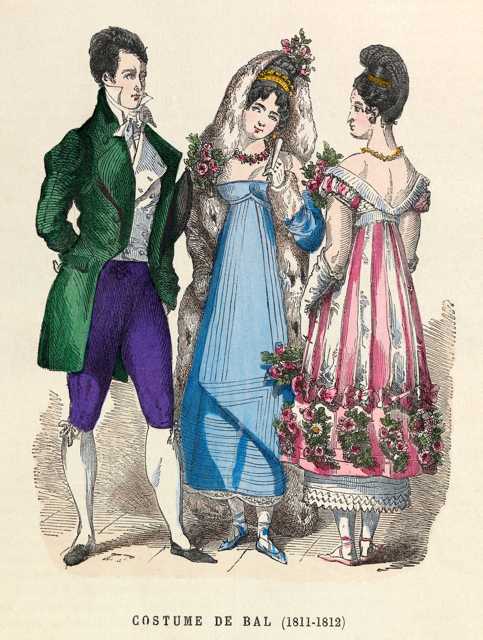 Juhlapuvut 1811 - 1812 - yksityinen kokoelma tekijältä Anonymous Anonymous