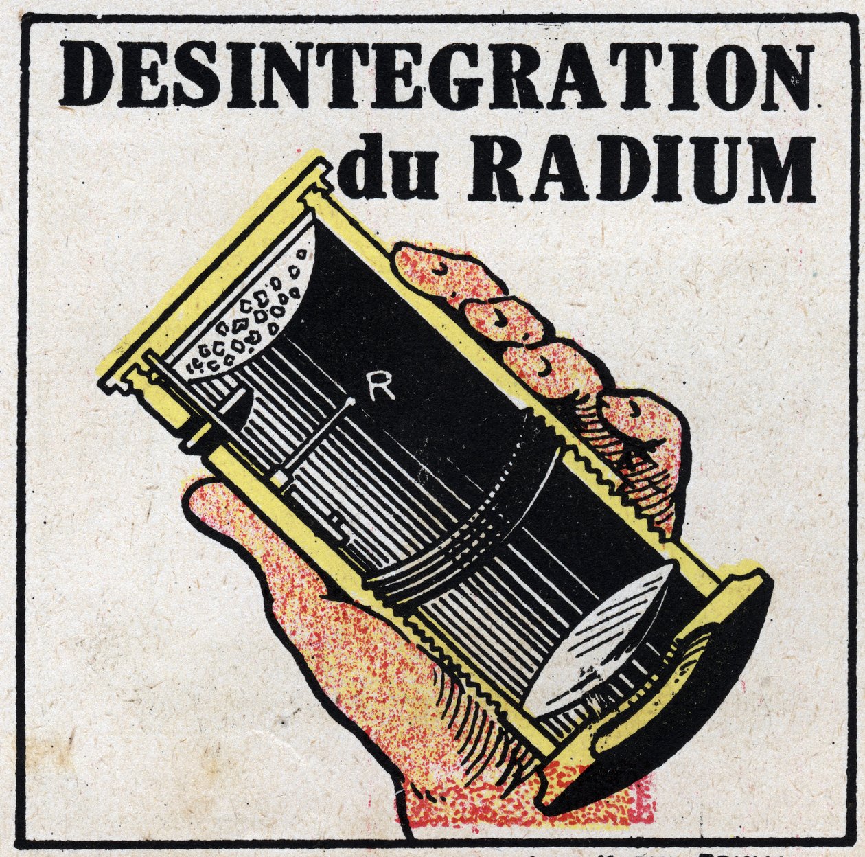 Radium: radiumin hajoaminen. Anonyymi kuva vuodelta 1925. Yksityinen kokoelma. tekijältä Anonymous Anonymous