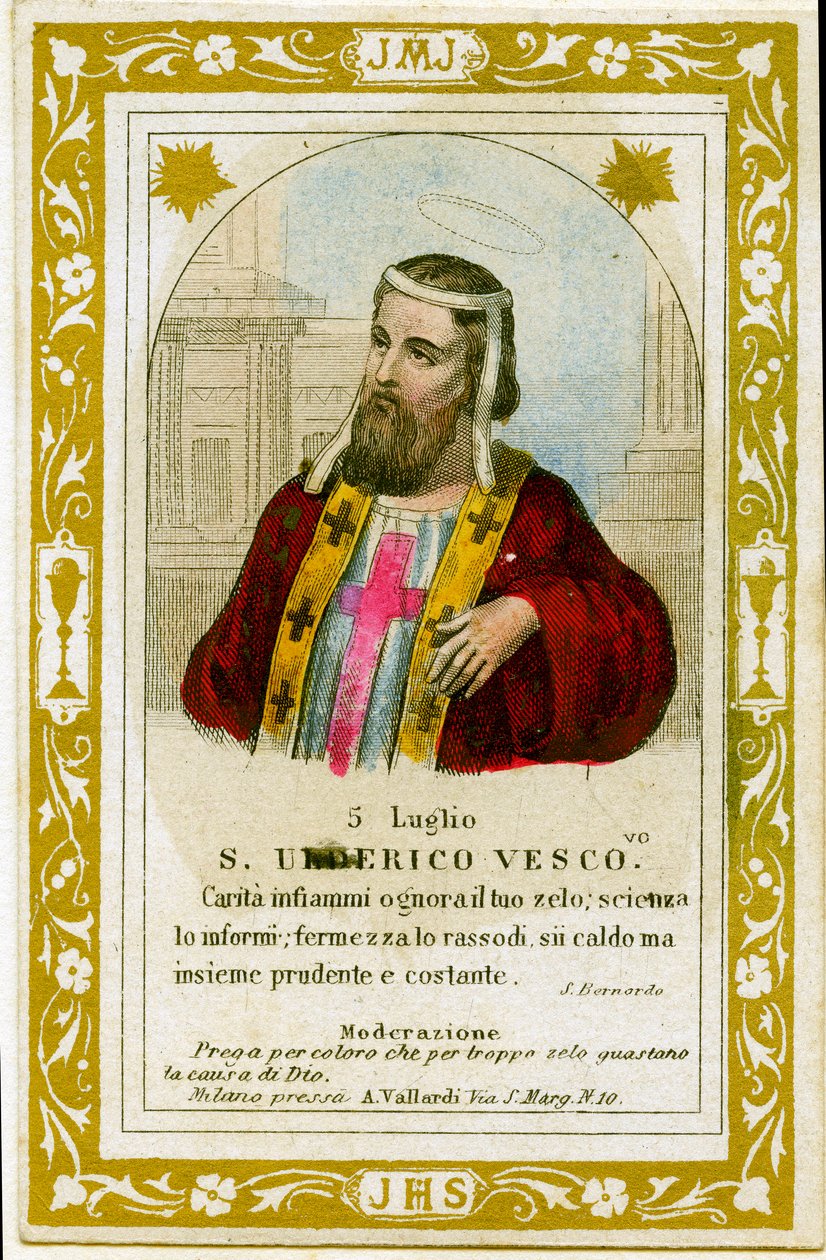 Saint Ulrich (kaiverrus tekijältä Anonymous Anonymous