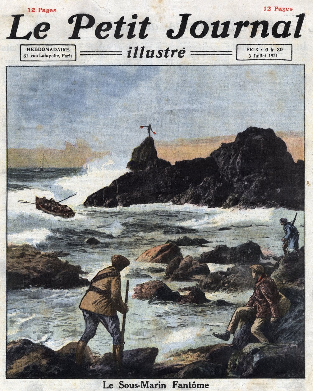 Sinn feinerit (sinn-feinerit), Irlannin republikaaniarmeijan (IRA) poliittisen haaran jäsenet Irlannissa, nousevat veneisiin lähestyäkseen Yhdysvalloista tulevia sukellusveneitä ja toimittavat Irlannille salaa aseita ja ammuksia. Kuva otettu julkaisusta "" tekijältä Anonymous Anonymous