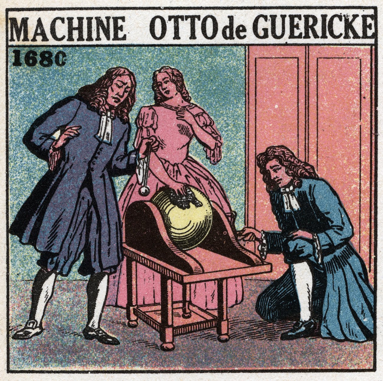 Staattiset koneet: Otto von Guericken kone (Otto de Guericke tekijältä Anonymous Anonymous