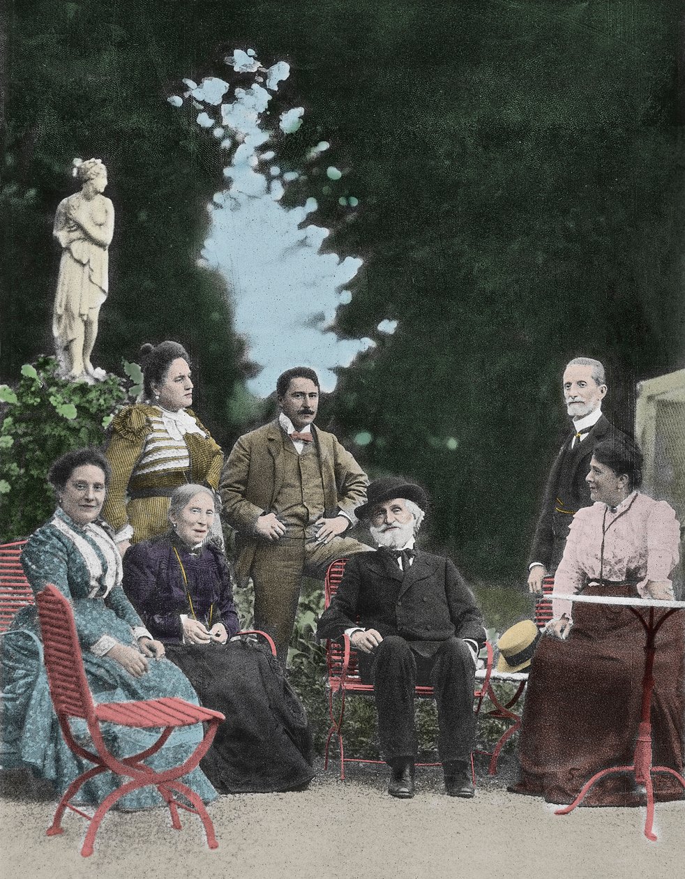 Italialainen säveltäjä Giuseppe Verdi (1813-1901) Sant