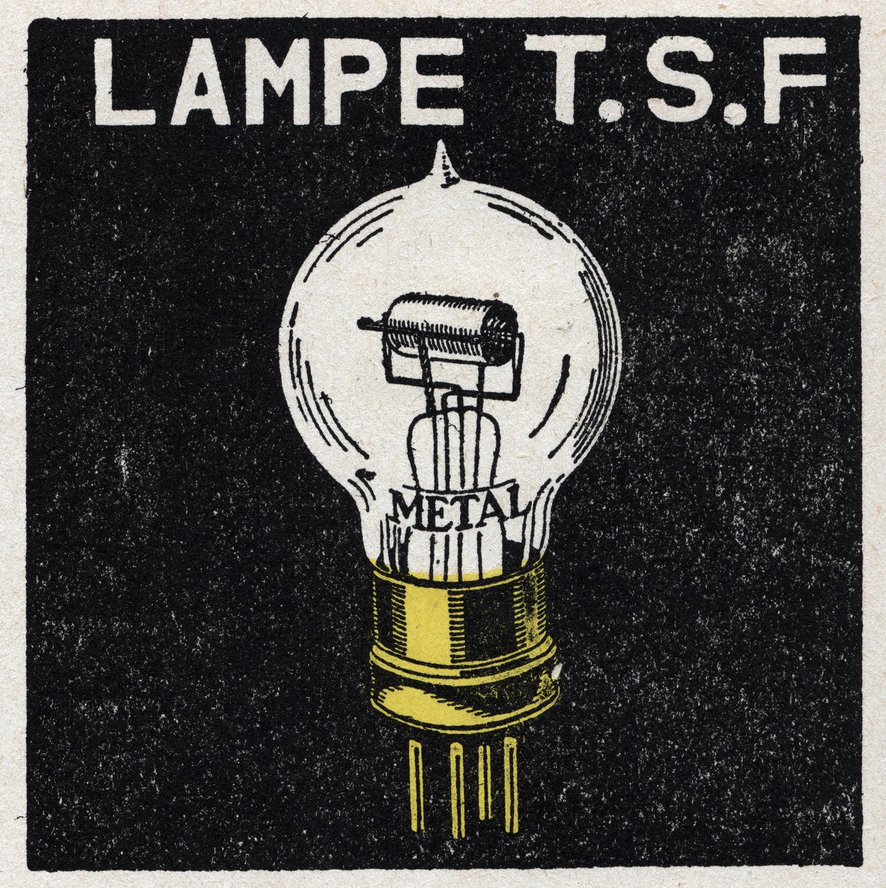 T.S.F.: T.S.F. valaisin Anonyymi kuva vuodelta 1925. Yksityinen kokoelma. tekijältä Anonymous Anonymous