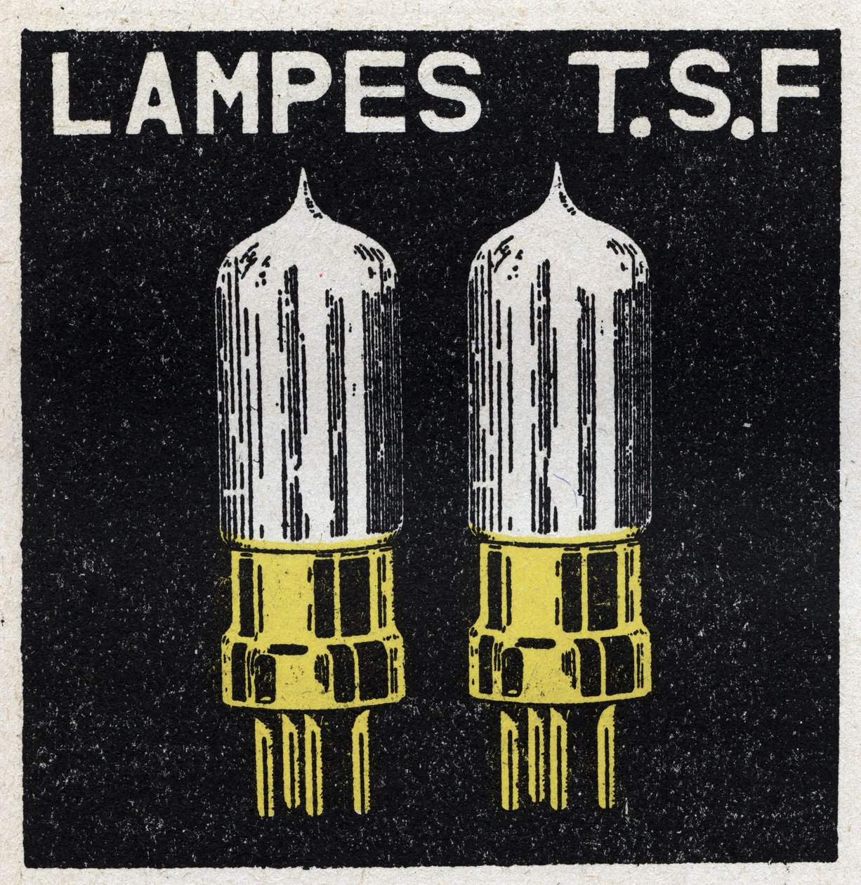 T.S.F.: lamput T.S.F. Anonyymi kuva vuodelta 1925. Yksityinen kokoelma. tekijältä Anonymous Anonymous