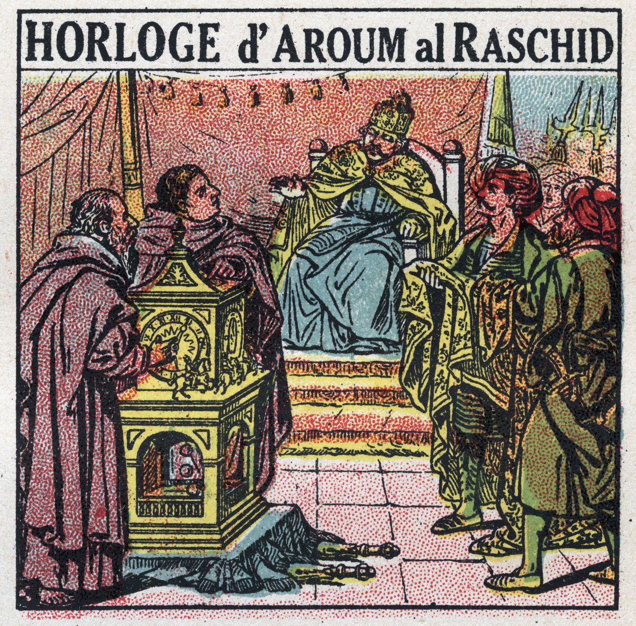 Aika: Haroun al-Rashid (Harun al-Rashid tai al-Rashid (al-Rashid) tai ar Rachid (ar-Rashid) tai el Rashid (el-Rashid) tai el Raschid (el-Rashid) tai al-Rashid (al-Rashid) Raschid), Abbasidien kalifi (763 tai 766-809). Nimetön kuva vuodelta 1925. Yksityinen tekijältä Anonymous Anonymous