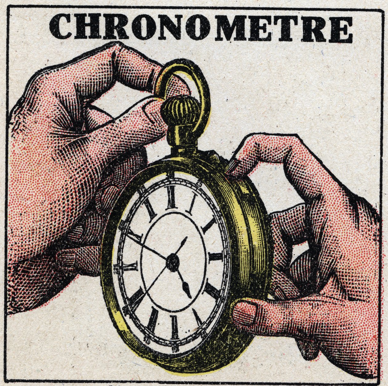 Aika: kronometri. Anonyymi kuva vuodelta 1925. Yksityinen kokoelma. tekijältä Anonymous Anonymous