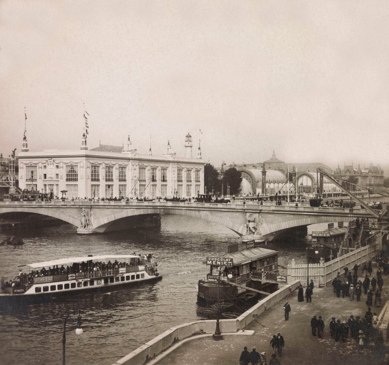 Vuoden 1900 maailmannäyttely - Universelle de 1900 -näyttely Pariisissa: Palais des Congres - yksityinen kokoelma tekijältä Anonymous Anonymous