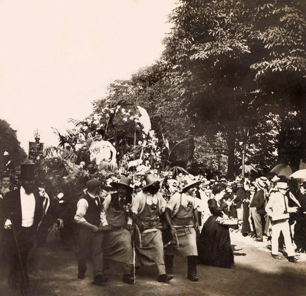 Vuoden 1900 maailmannäyttely - Universelle de 1900 -näyttely Pariisissa: Puutarhanviljelyn juhla - yksityinen kokoelma tekijältä Anonymous Anonymous