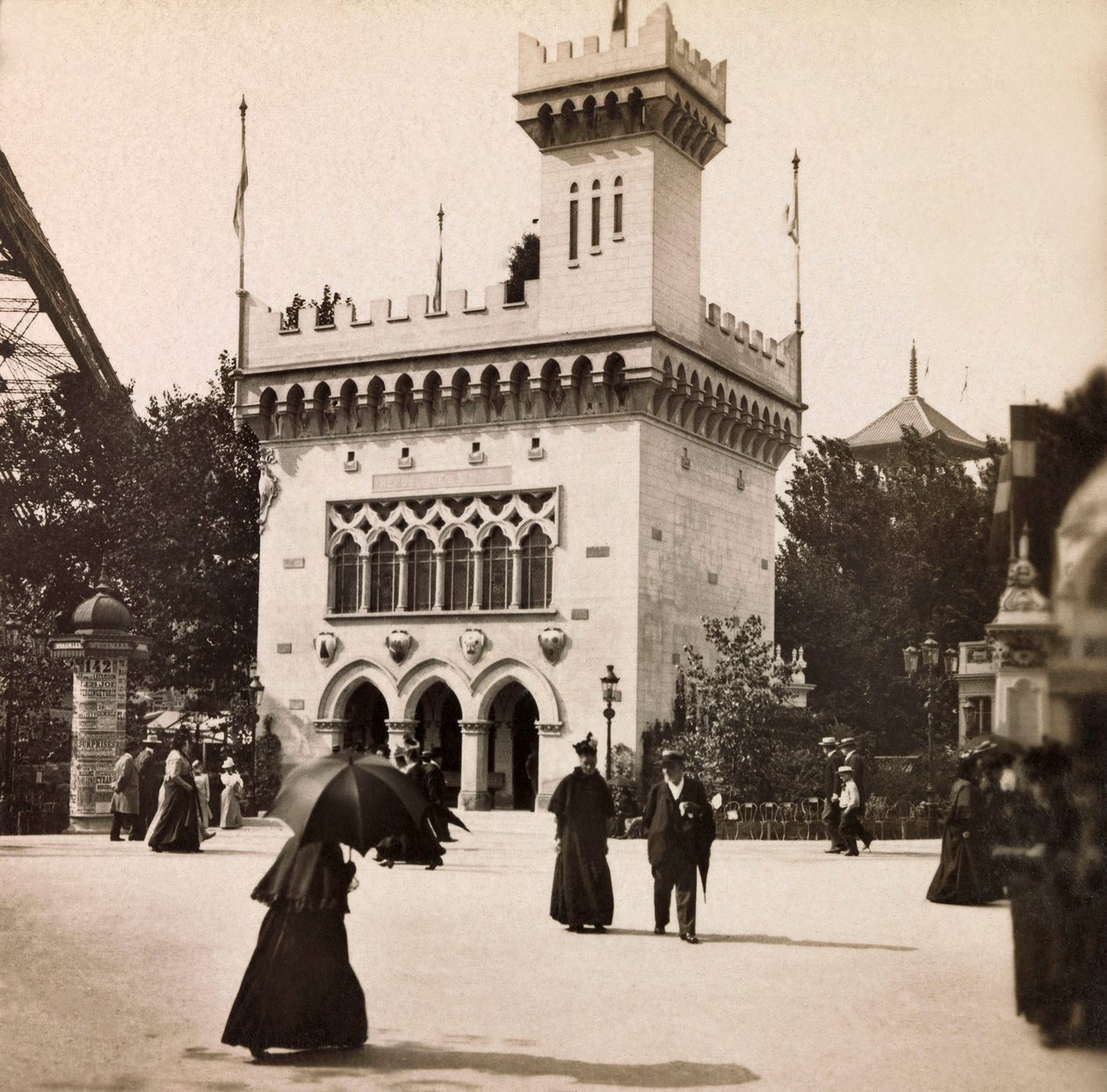 Vuoden 1900 maailmannäyttely - Vuoden 1900 yleisnäyttely Pariisissa: San Marinon paviljonki - yksityinen kokoelma tekijältä Anonymous Anonymous