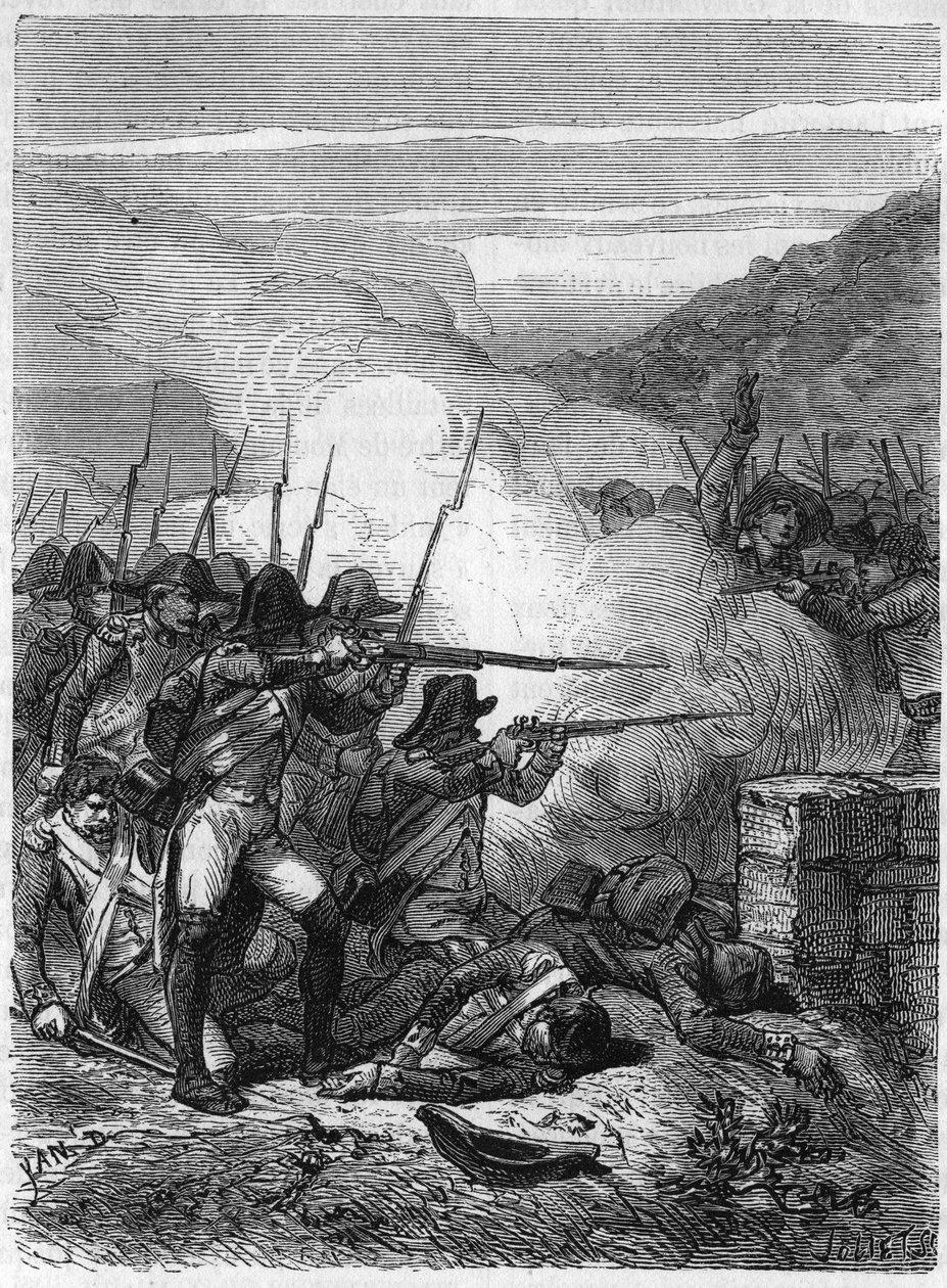 Vendee Wars (1793-1796): Torfoun taistelu (Tiffaugesin taistelu), Vendee-joukkojen voitto Kleberin joukkoja vastaan 19. syyskuuta tekijältä Anonymous Anonymous