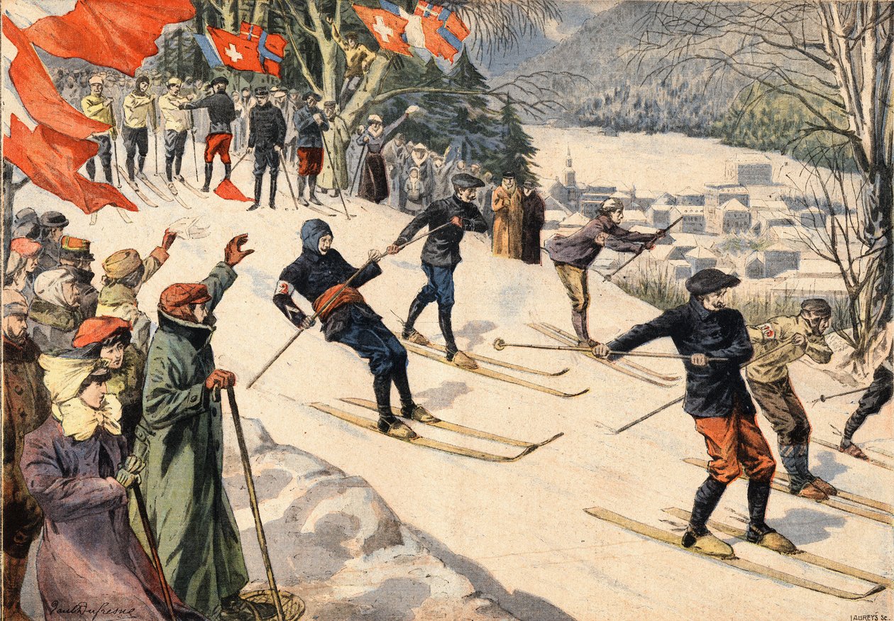 Talviurheilu: hiihtokilpailu Chamonix