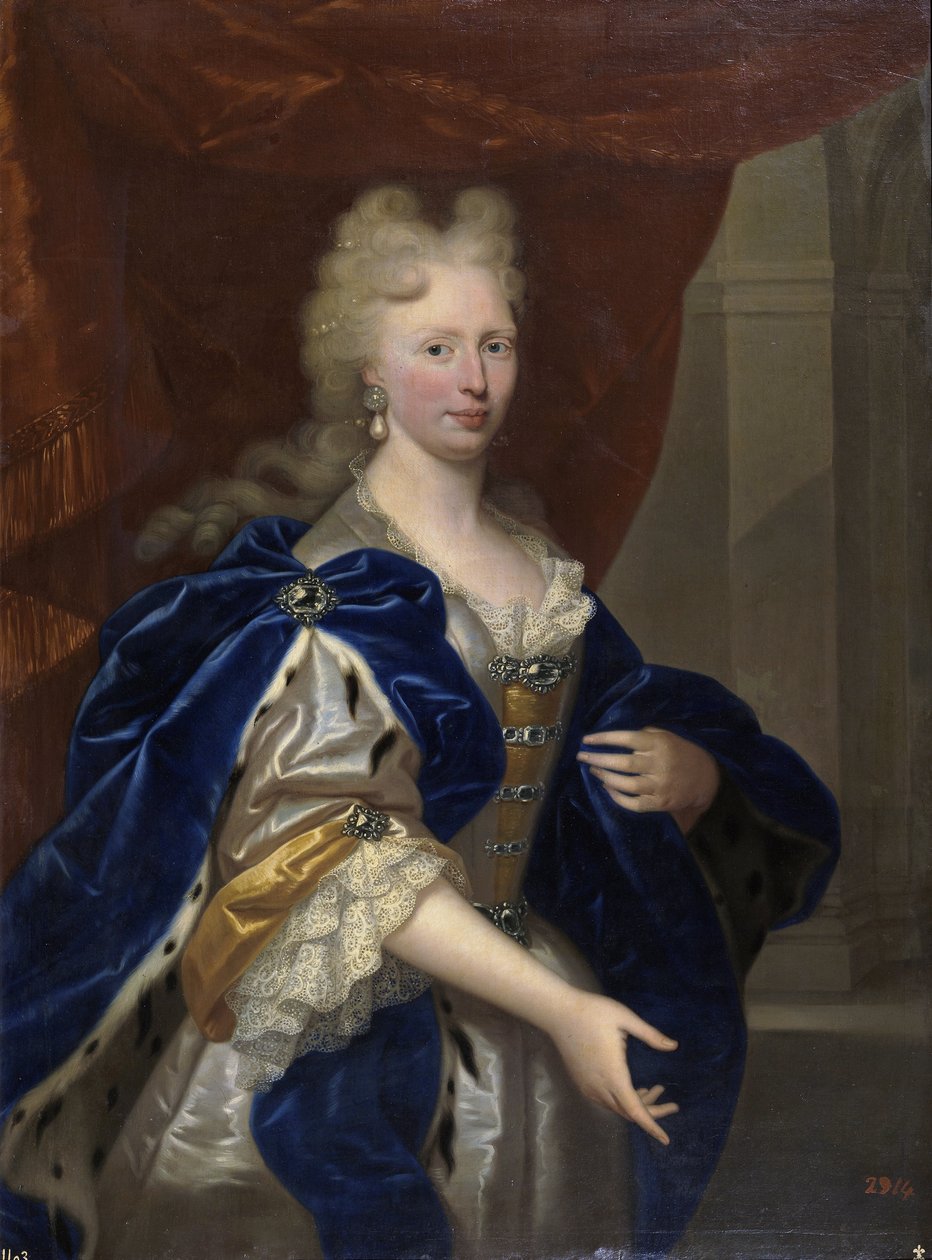 Itävallan Maria Josephin muotokuva (Mary Joseph Benedict Antonia Theresia Xaveria Filippiinit (1699-1757) Puolan kuningatar - (Itävallan Maria-Joseph) (Itävallan Maria Joseph) - Anonymousin muotokuva Itävallan Maria Josephista tekijältä Anonymous Anonymous