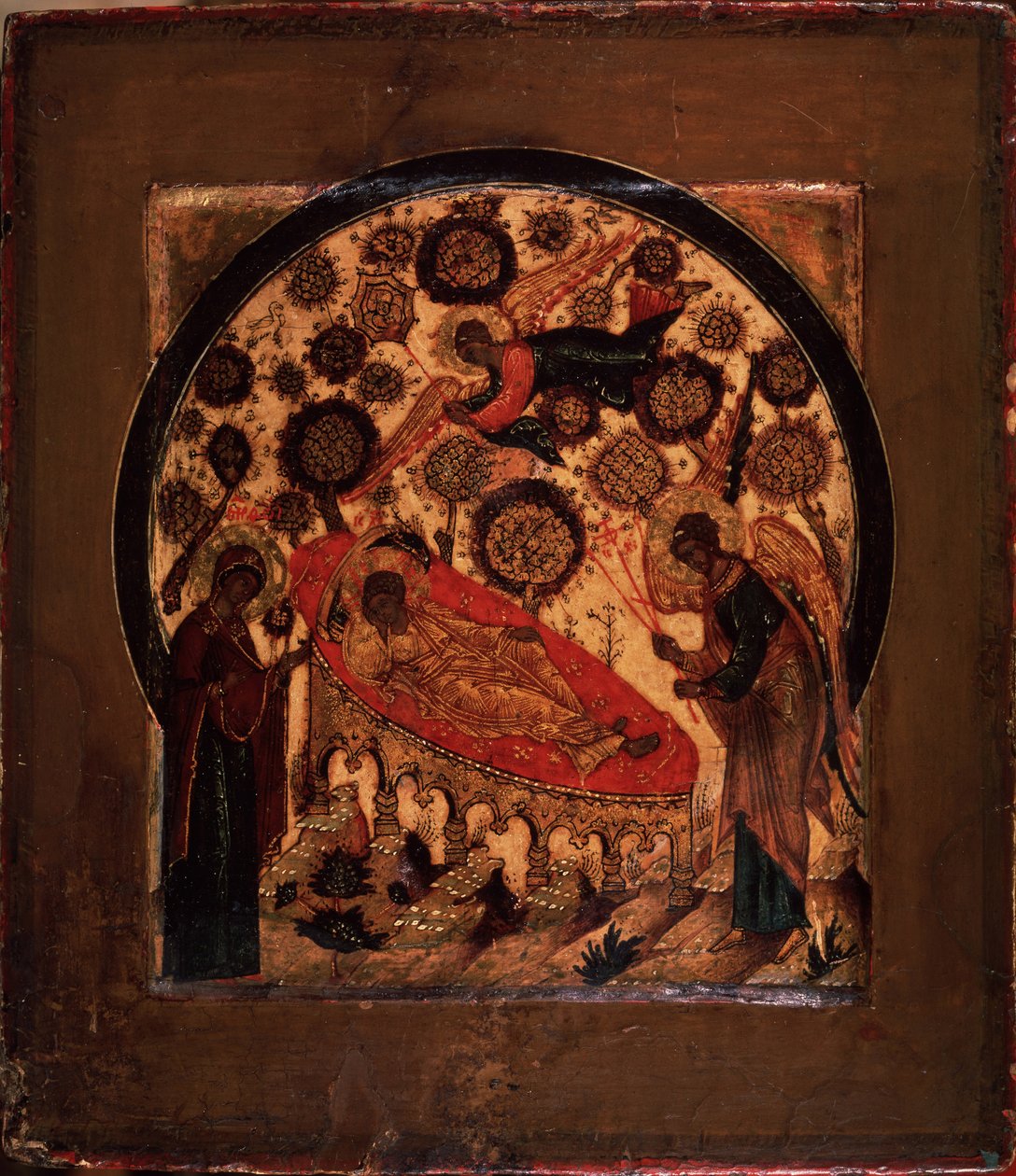 Kristus ei koskaan nukkuva silmä, 1500-luku tekijältä Anonymous Russian icon painter