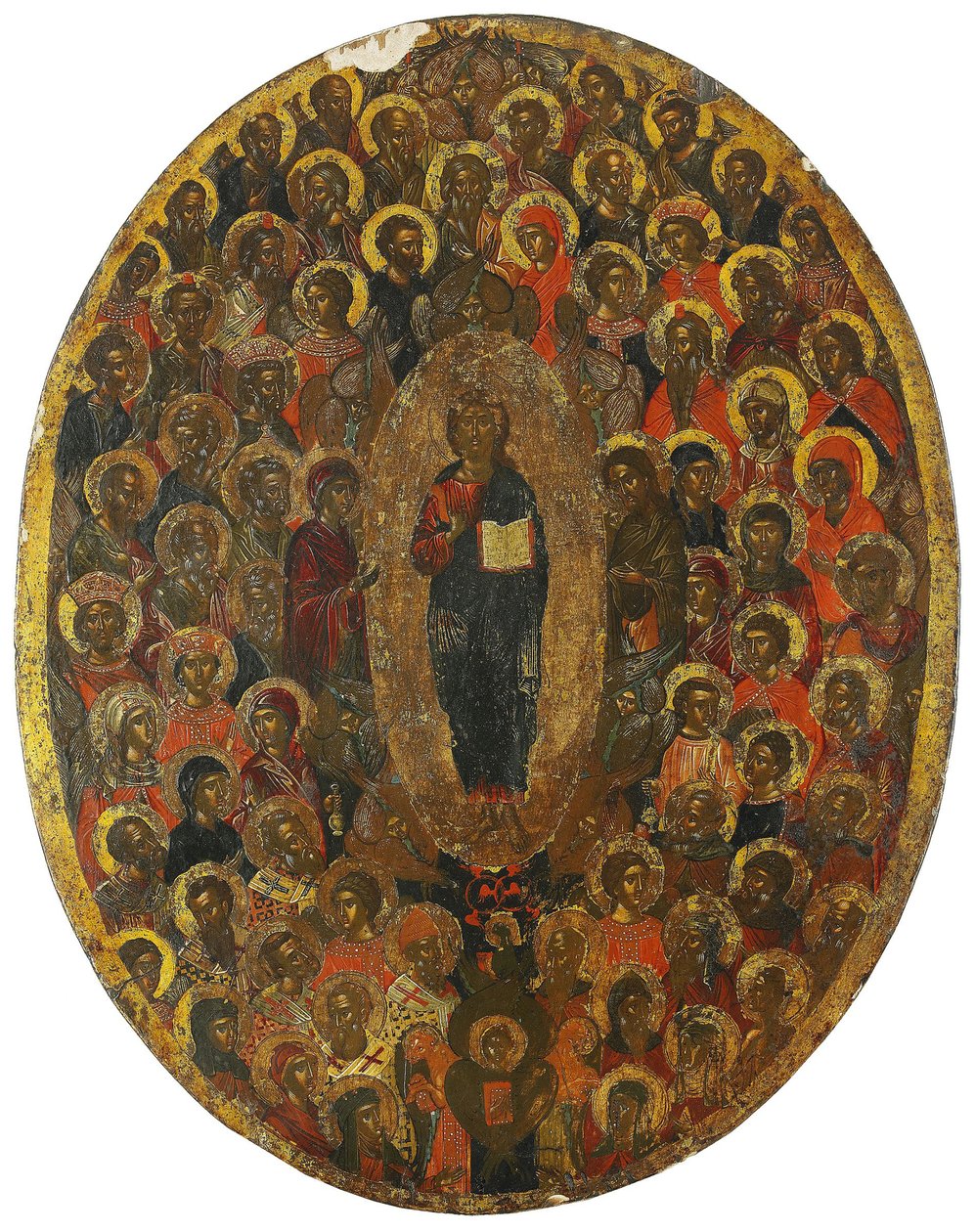 Deesis, 1600-luku tekijältä Anonymous Russian icon painter