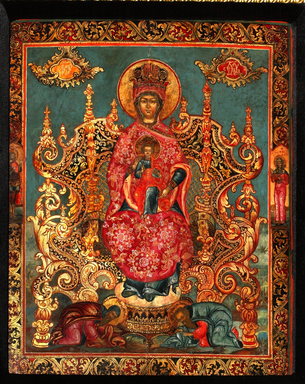 Jumalanäiti Pecherskaya, 1700-luku tekijältä Anonymous Russian icon painter
