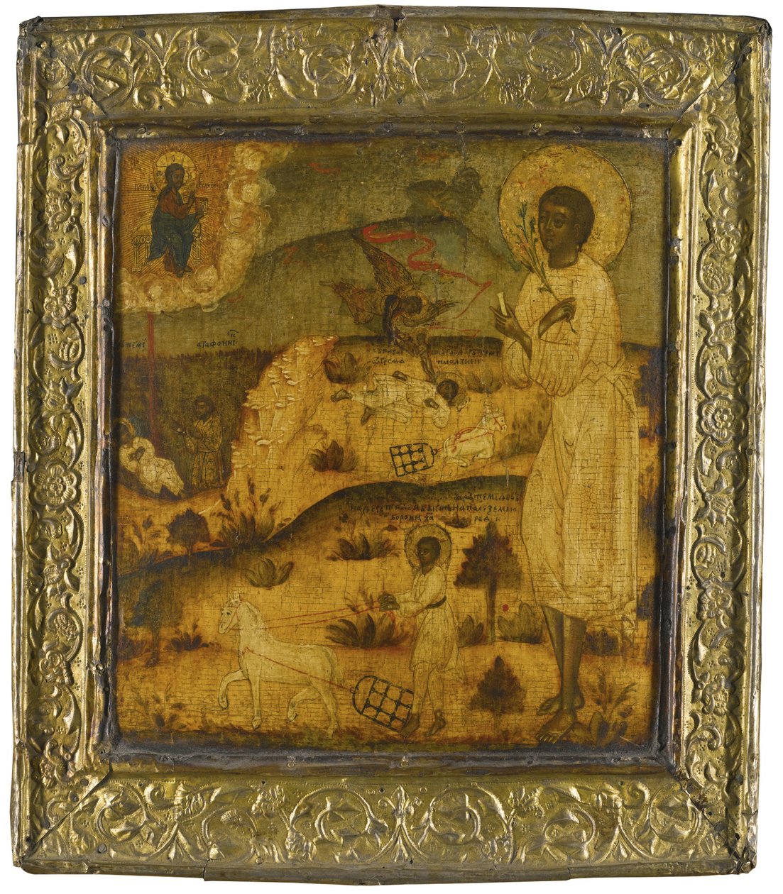 Pyhä Artemius Verkolalainen, 1600-luvun toinen puoli tekijältä Anonymous Russian icon painter