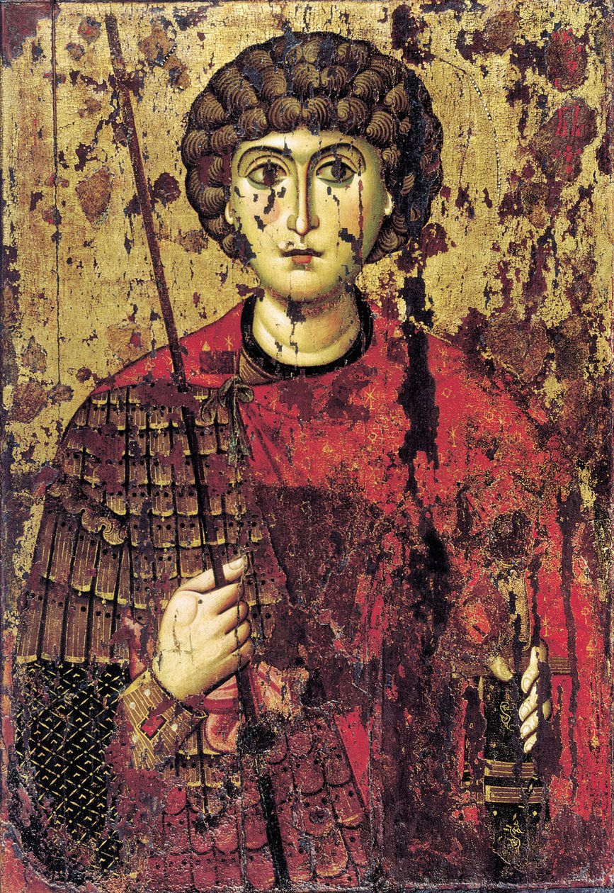 Pyhä Yrjö, 1100-luku tekijältä Anonymous Russian icon painter
