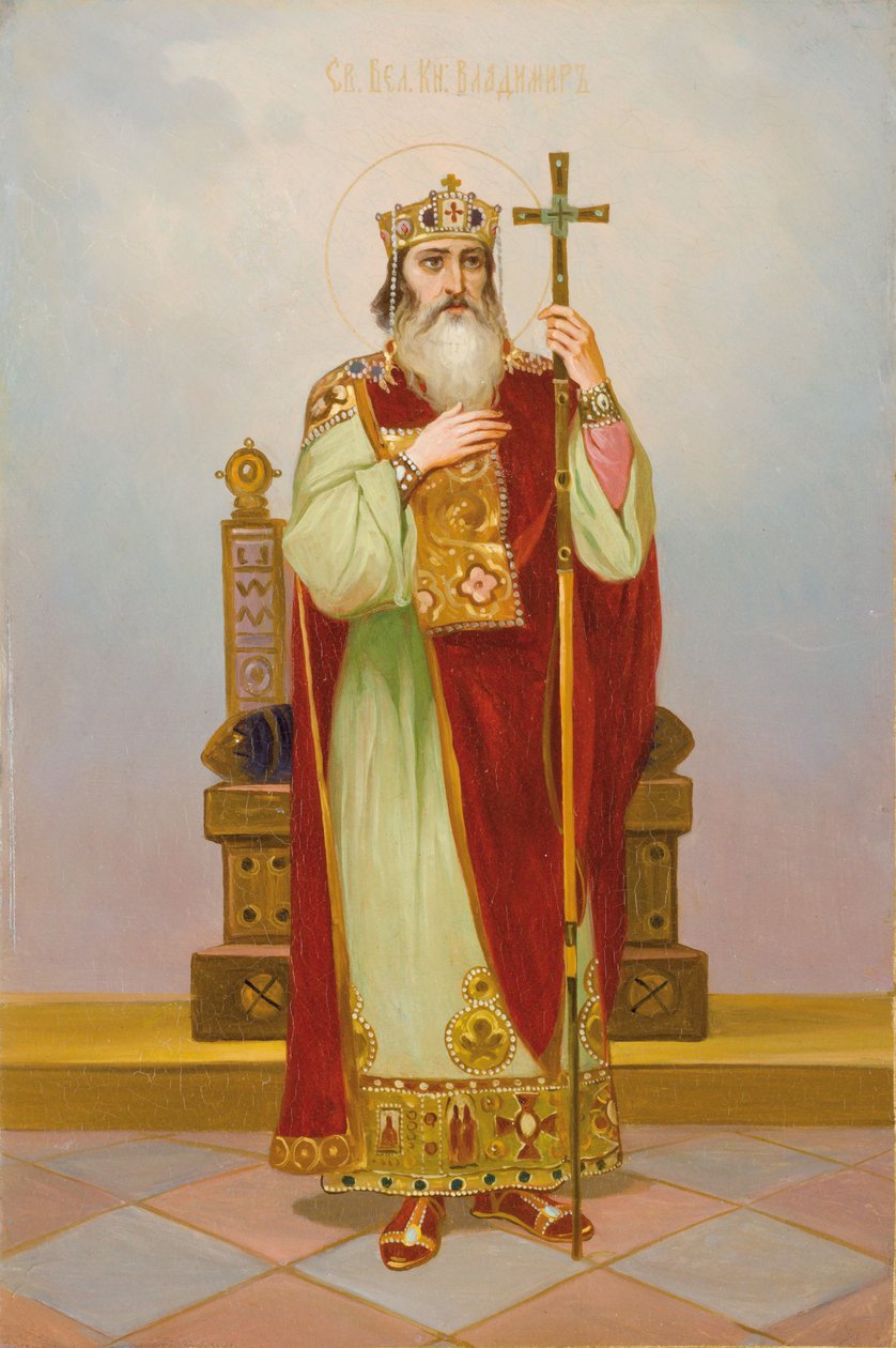 Pyhä suurherttua Volodymyr Svyatoslavich, Airlie 20t centura tekijältä Anonymous Russian icon painter