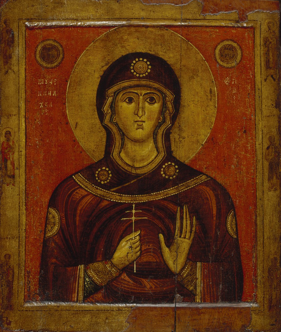 Saint Juliana, 1200-luvun alku. tekijältä Anonymous Russian icon painter