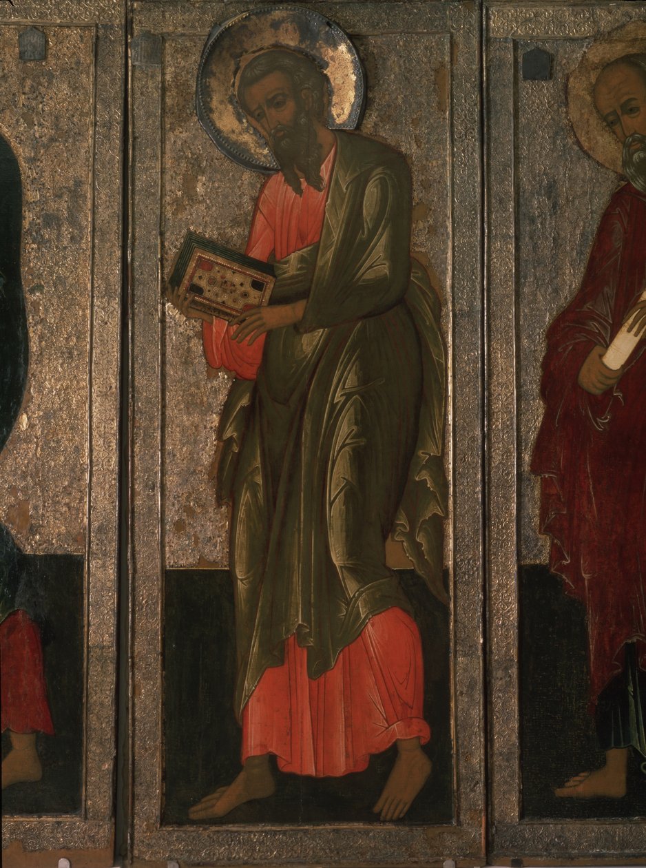 Pyhä apostoli Matteus Deesisin alueelta, 1500-luku tekijältä Anonymous Russian icon painter