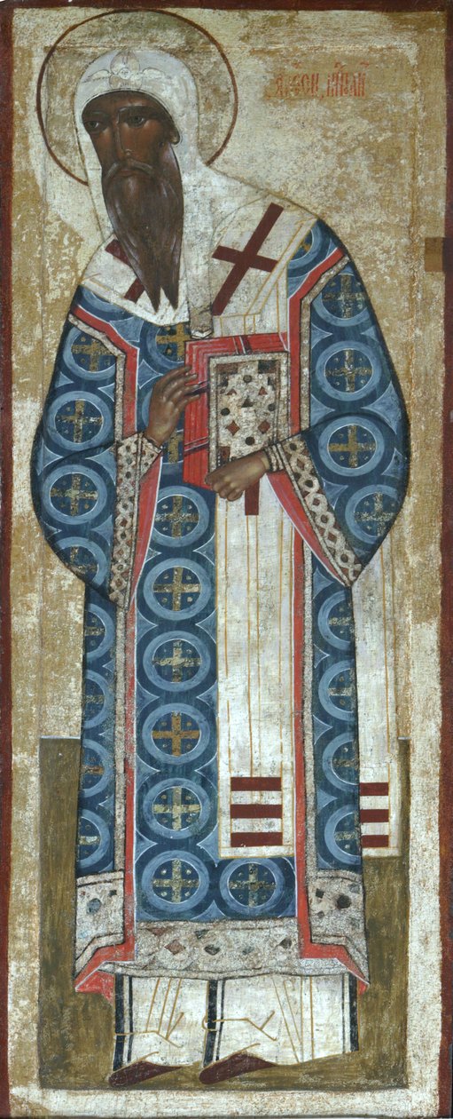 Moskovan pyhä metropoliita Aleksei, 1500-luku tekijältä Anonymous Russian icon painter