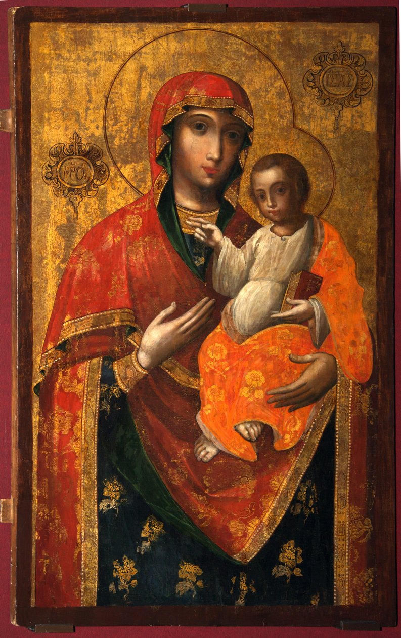 Iljin-Tšernigovin Jumalanäidin ikoni, 1700-luku tekijältä Anonymous Russian icon painter