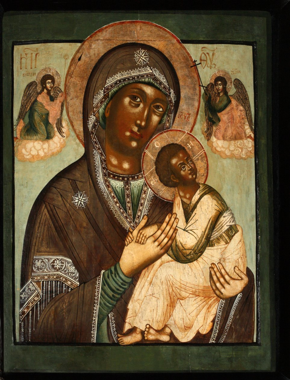 Passion Strastnaya Jumalanäiti, 1600-luku tekijältä Anonymous Russian icon painter