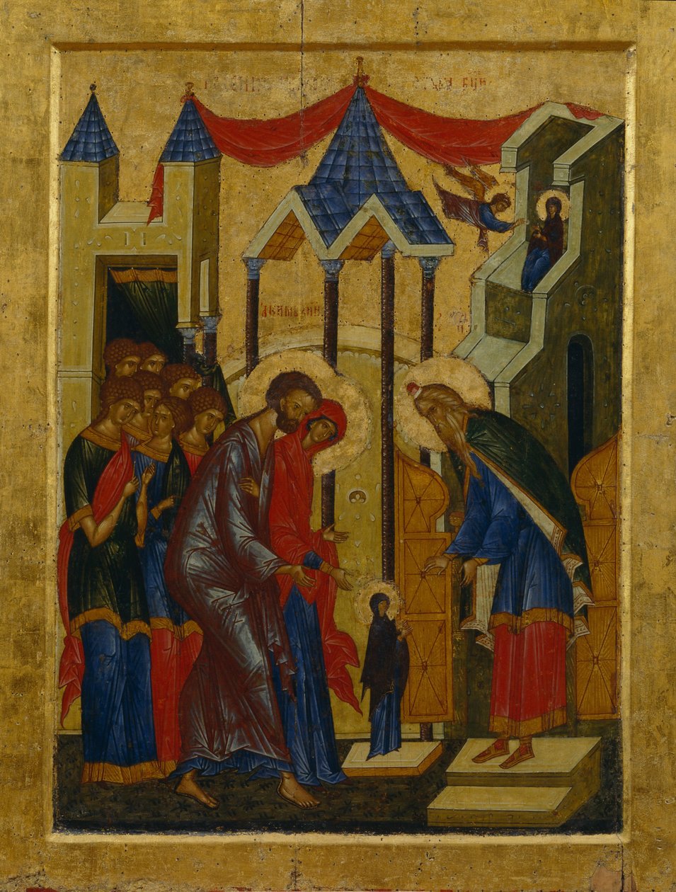 Esitys temppelissä tekijältä Anonymous Russian icon painter